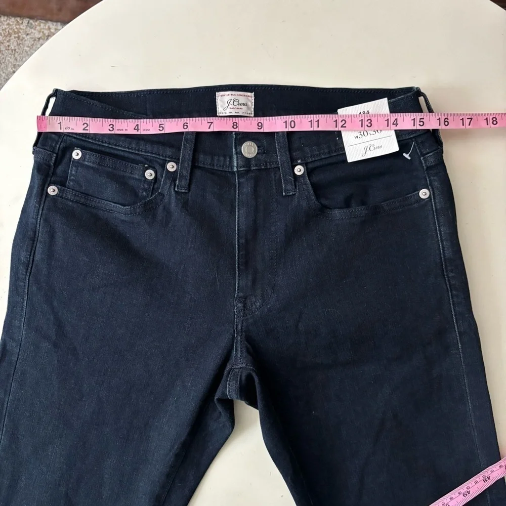J. Crew Men’s 484 Slim Fit Stretch Jeans Dark Blue Size 30x30 New